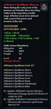 Al'Kabor's Spellborn Sleeves