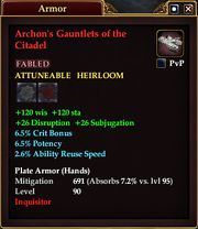 Archon's Gauntlets of the Citadel