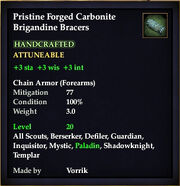 Carbonite Brigandine Bracers