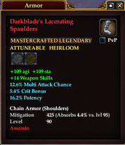 Darkblade's Lacerating Spaulders