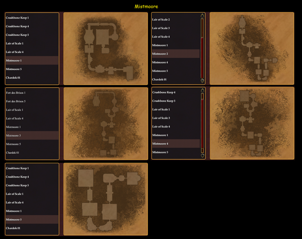 Dungeon Maker Mistmoore Maps