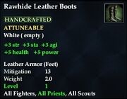 Rawhide Leather Boots