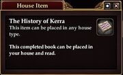 The History of Kerra (House Item)