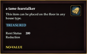 A tame fearstalker