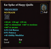 Ear Spike of Harpy Quills