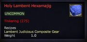 Holy Lambent Hexamajig