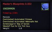 Master's Blueprints 0.002