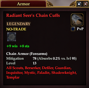 Radiant Seer's Chain Cuffs