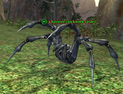 A haywire clockwork spider