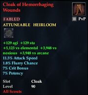 Cloak of Hemorrhaging Wounds