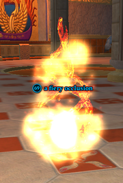 A fiery occlusion