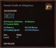 Danakgirdleofallegiance