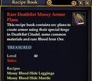 Rare Deathfist Mossy Armor Plans