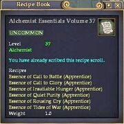 Alchemist Essentials Volume 37