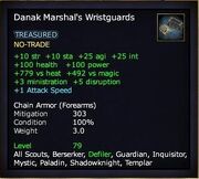 Danak marshal's wristguards
