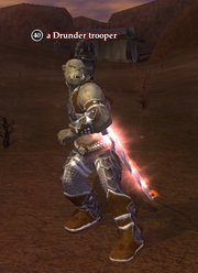 A Drunder trooper