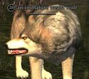 An immature weald wolf