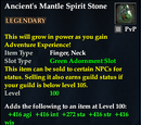 Ancient's Mantle Spirit Stone