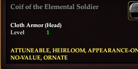 Coif of the Elemental Soldier