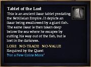 Tablet of the Lost