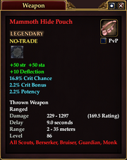 Mammoth Hide Pouch