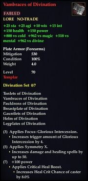 Vambraces of Divination
