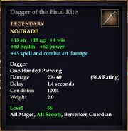 Dagger of the Final Rite