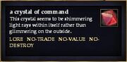 A crystal of command