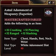 Astral Adornment of Weaponry (Superior)