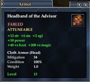 Headband of the Advisor