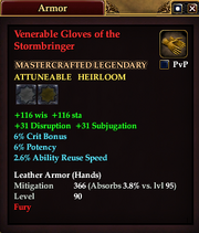Venerable Gloves of the Stormbringer
