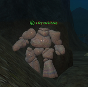 A fey rock heap