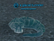 A glacial tunneler