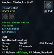 Ancient Warlock's Staff