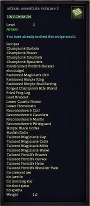 Artisan essentials volume 2