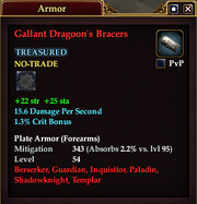 Gallant Dragoon's Bracers