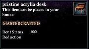Acrylia Desk