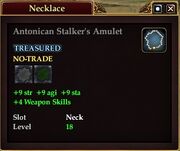 Antonican Stalker's Amulet