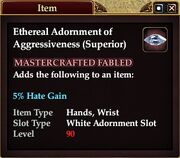 Ethereal Adornment of Aggressiveness (Superior)
