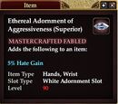 Ethereal Adornment of Aggressiveness (Superior)