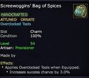 Screewoggins' Bag of Spices