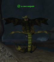 A cave serpent