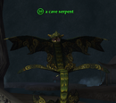 A cave serpent