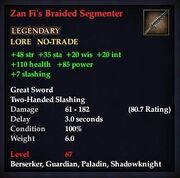 Zan Fi's Braided Segmenter