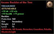 Arcane Buckler of the Tree