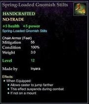 Spring-Loaded Gnomish Stilts