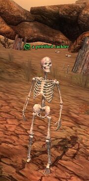 A petrified cackler