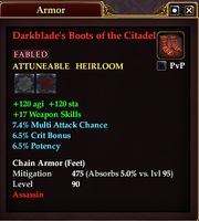Darkblade's Boots of the Citadel