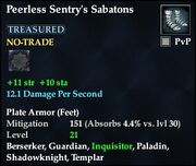 Peerless Sentry's Sabatons