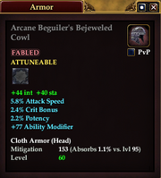 Arcane Beguiler's Bejeweled Cowl